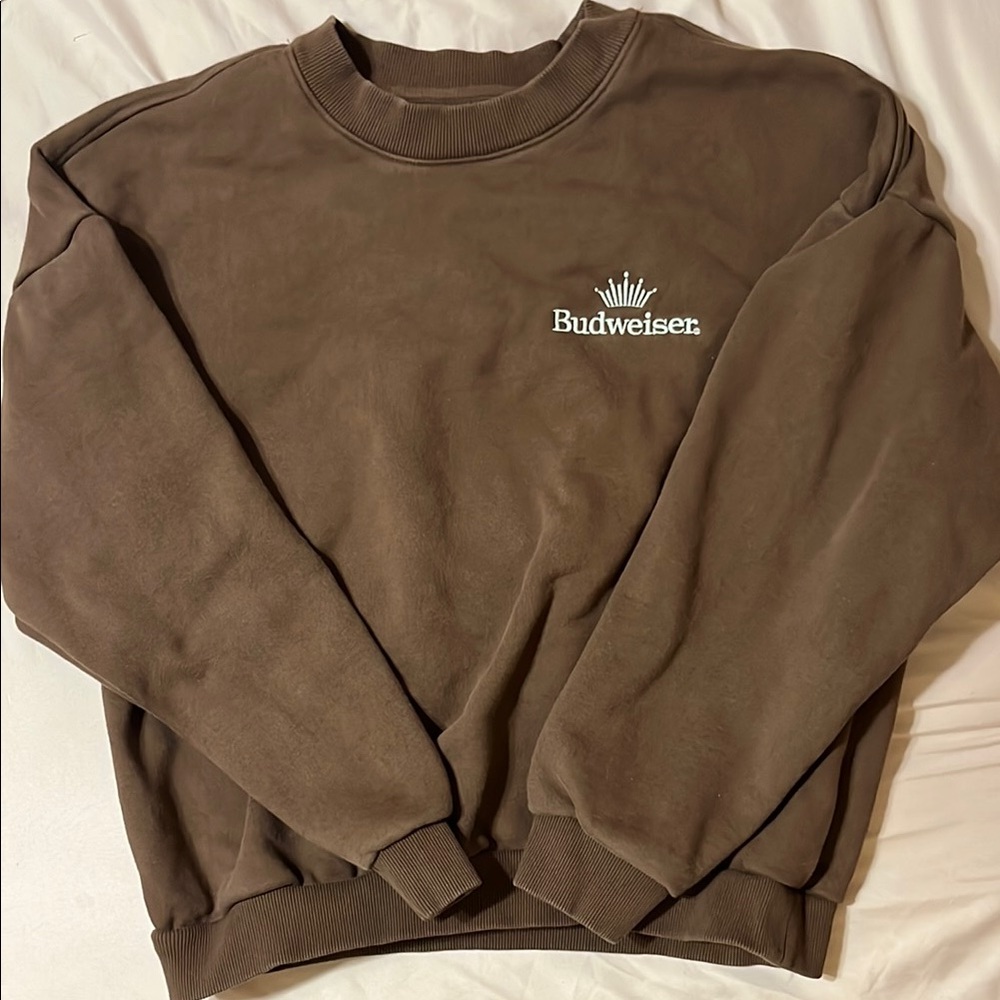 Budweiser Brown Crewneck Sweater